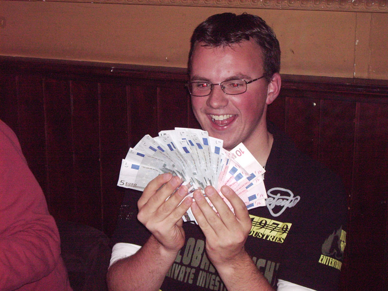 Giberski with much money!